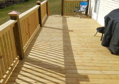 newly deck installed