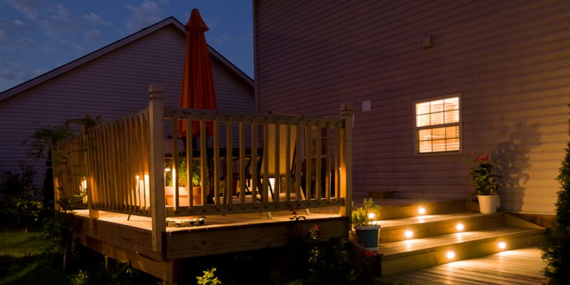 Deck lighting is a wonderful choice for most any deck